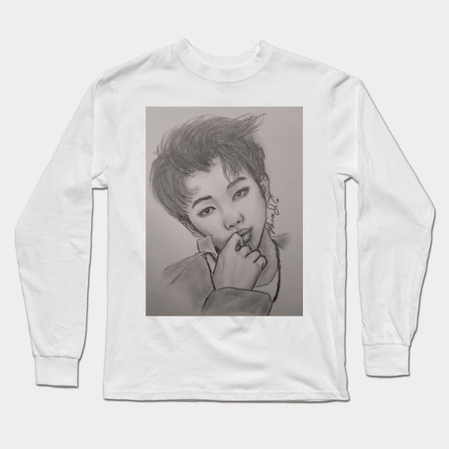 Namjoon 1 Long Sleeve T-Shirt by miracausey